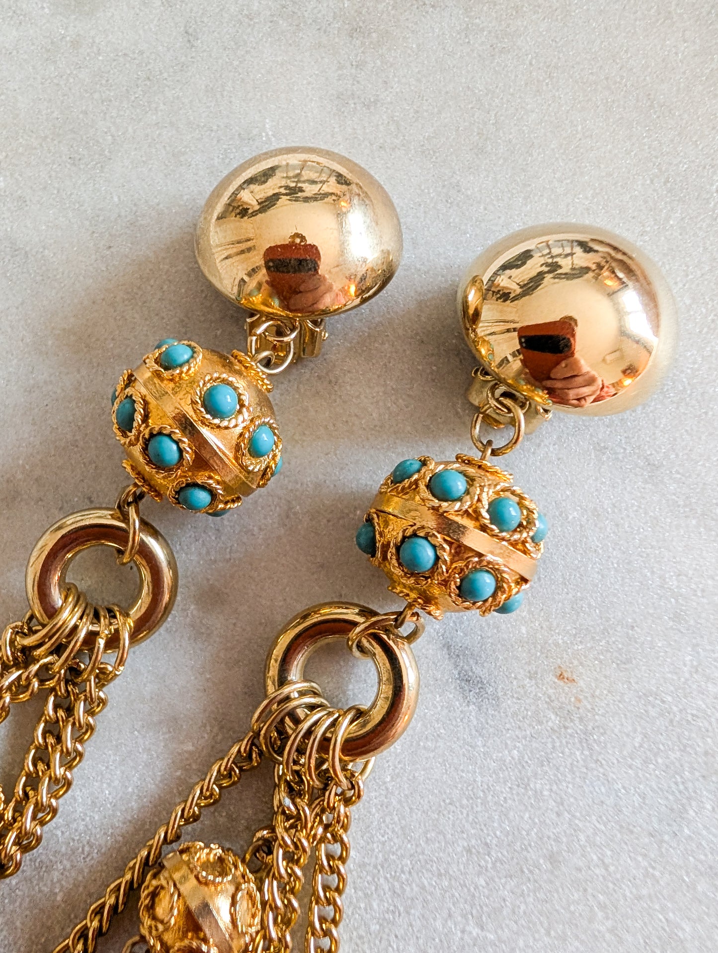 Longues boucles pampilles