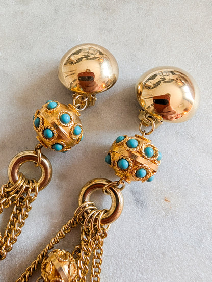 Longues boucles pampilles