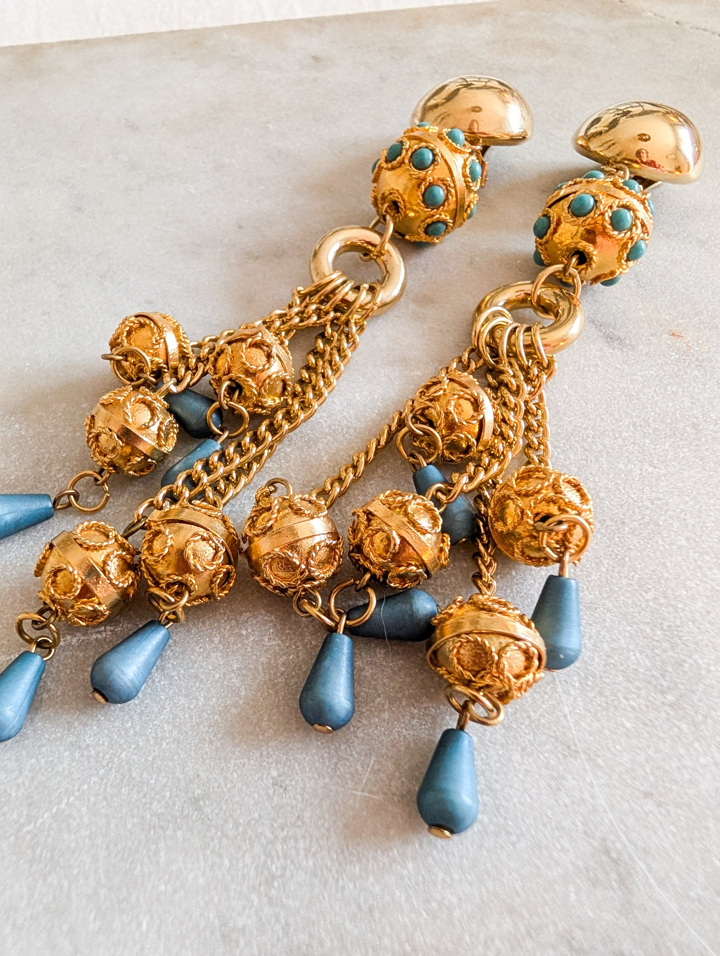 Longues boucles pampilles