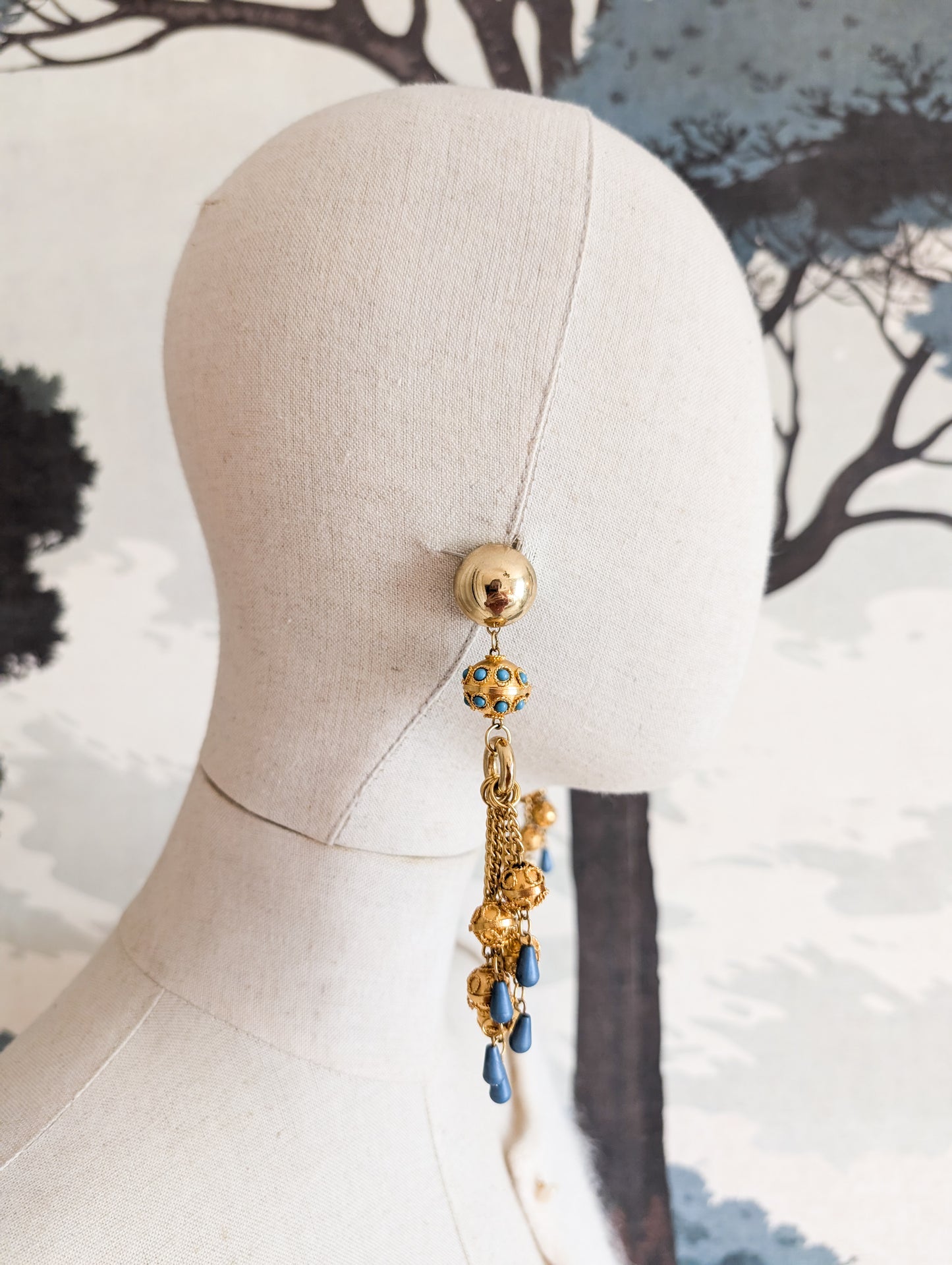 Longues boucles pampilles