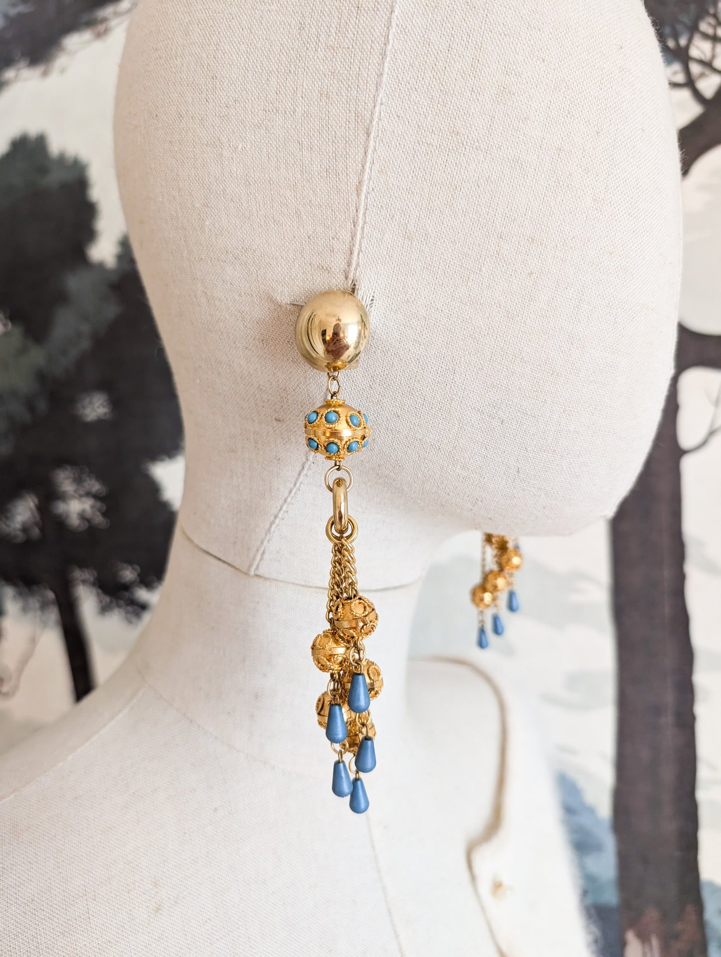 Longues boucles pampilles