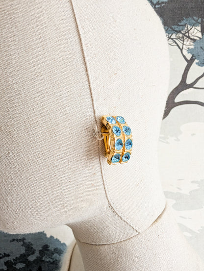 Boucles italiennes bleu