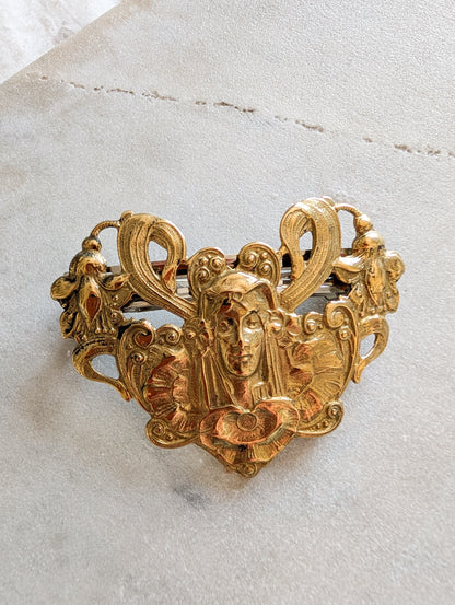 Barrette Art Nouveau