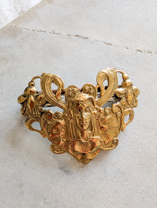 Barrette Art Nouveau