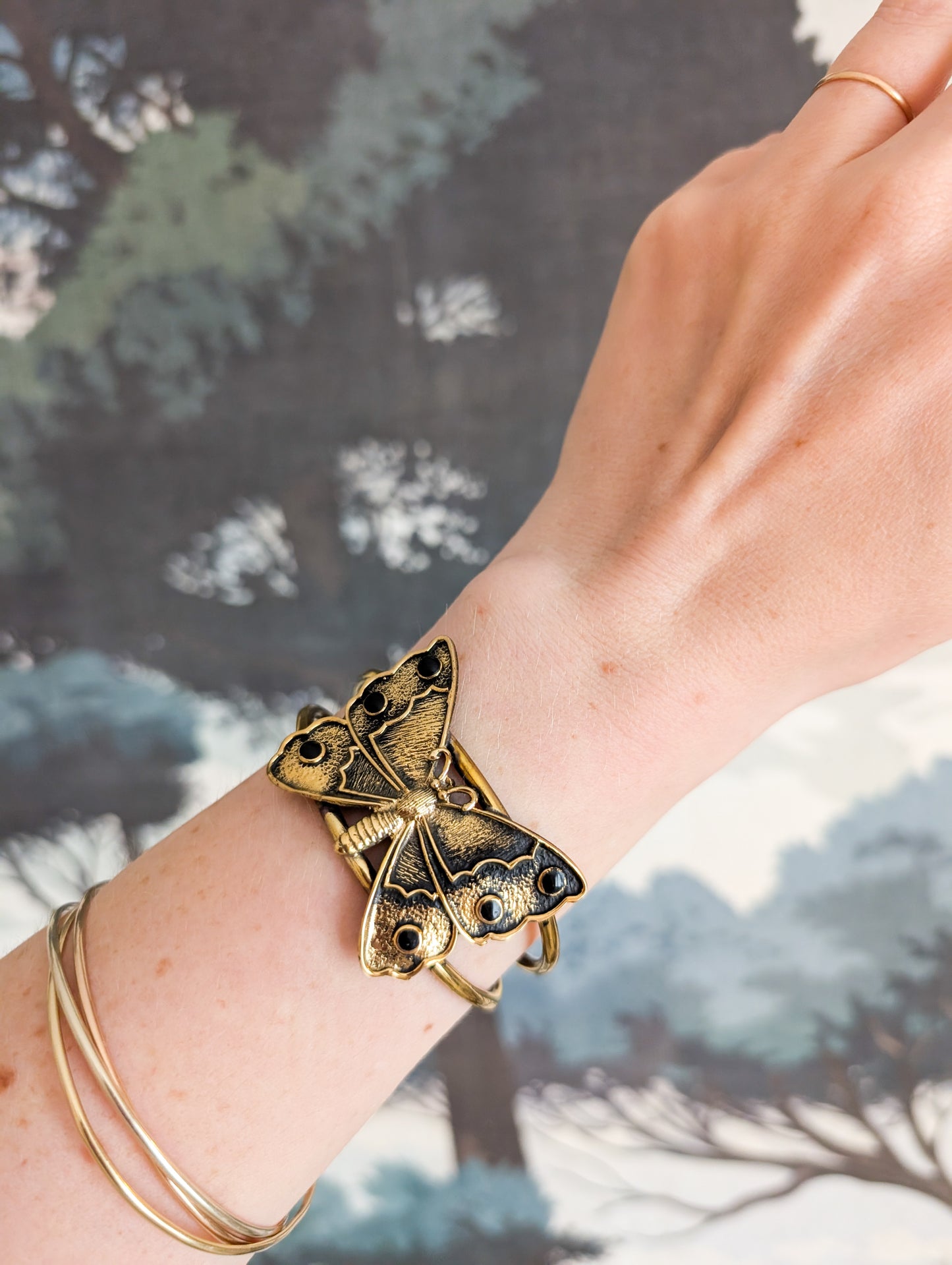 Bracelet papillon Art Nouveau