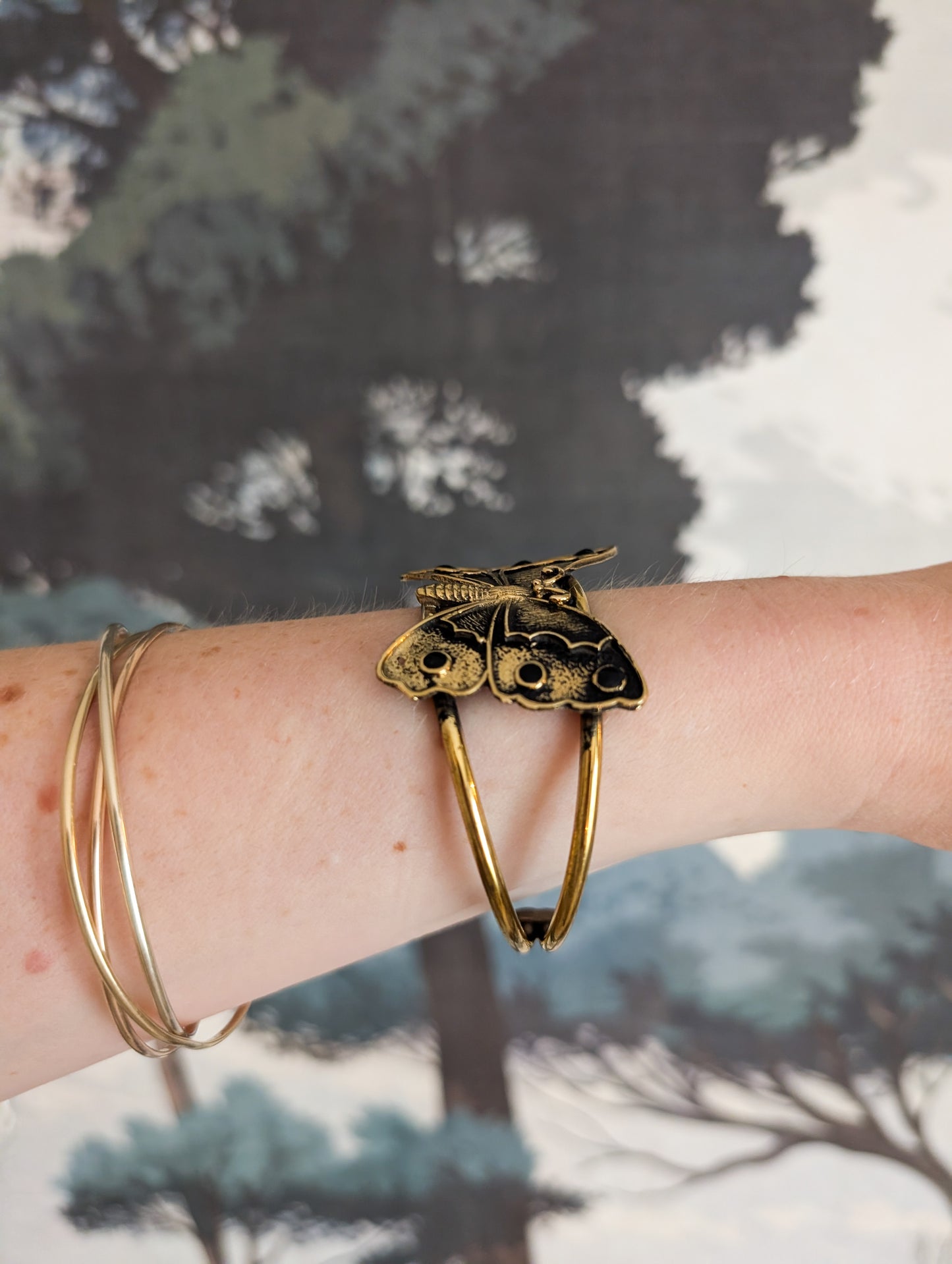 Bracelet papillon Art Nouveau