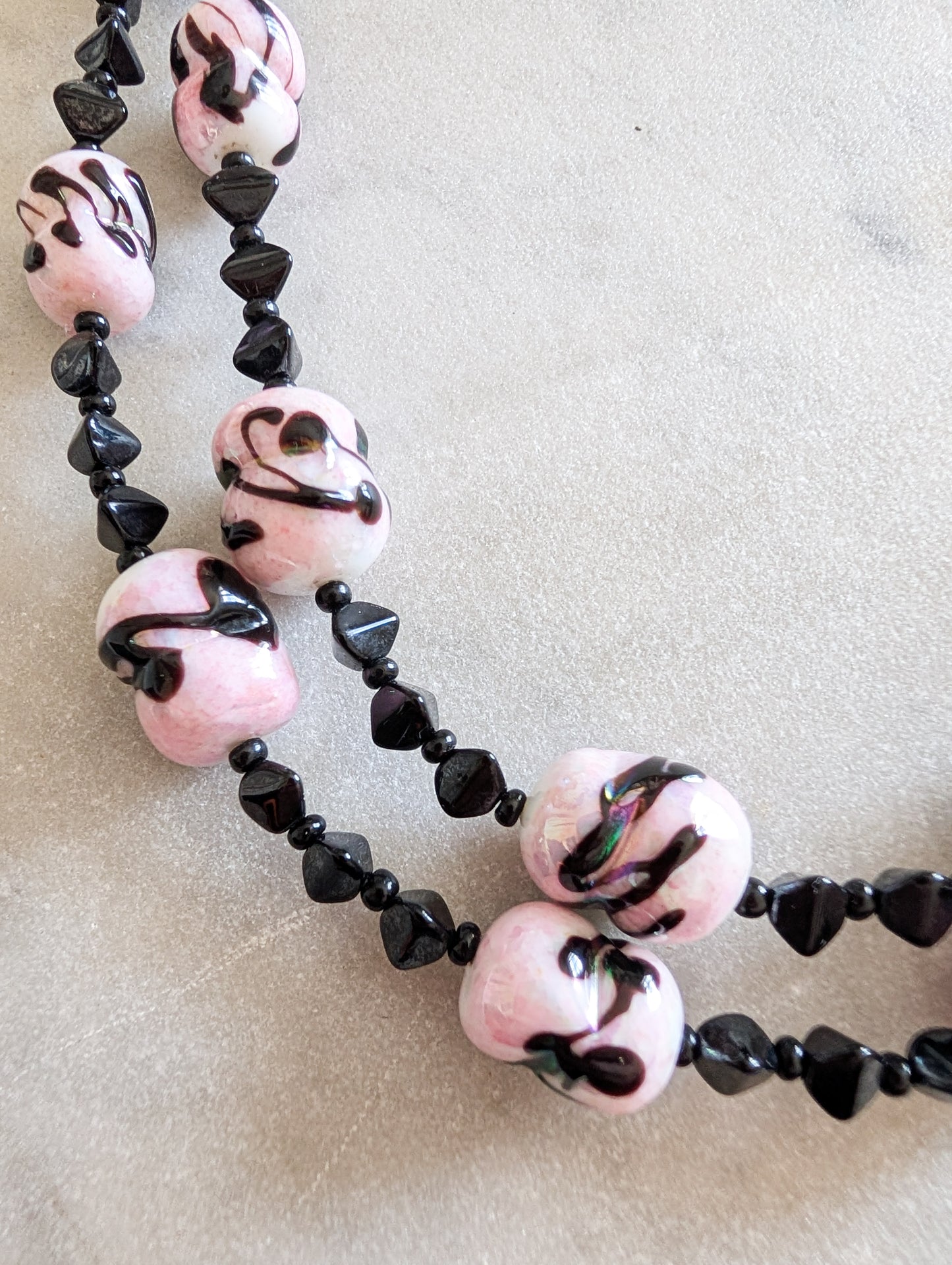 Collier perles Murano