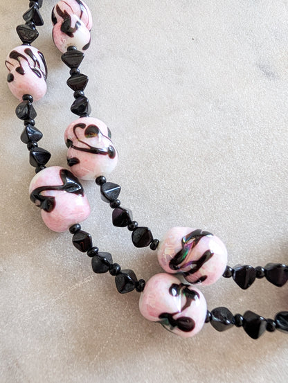 Collier perles Murano