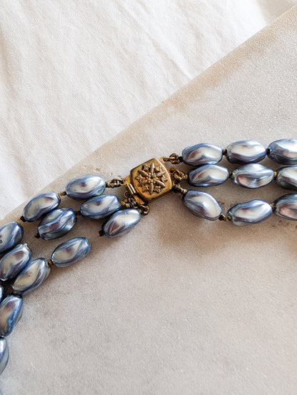 Collier en verre 60's