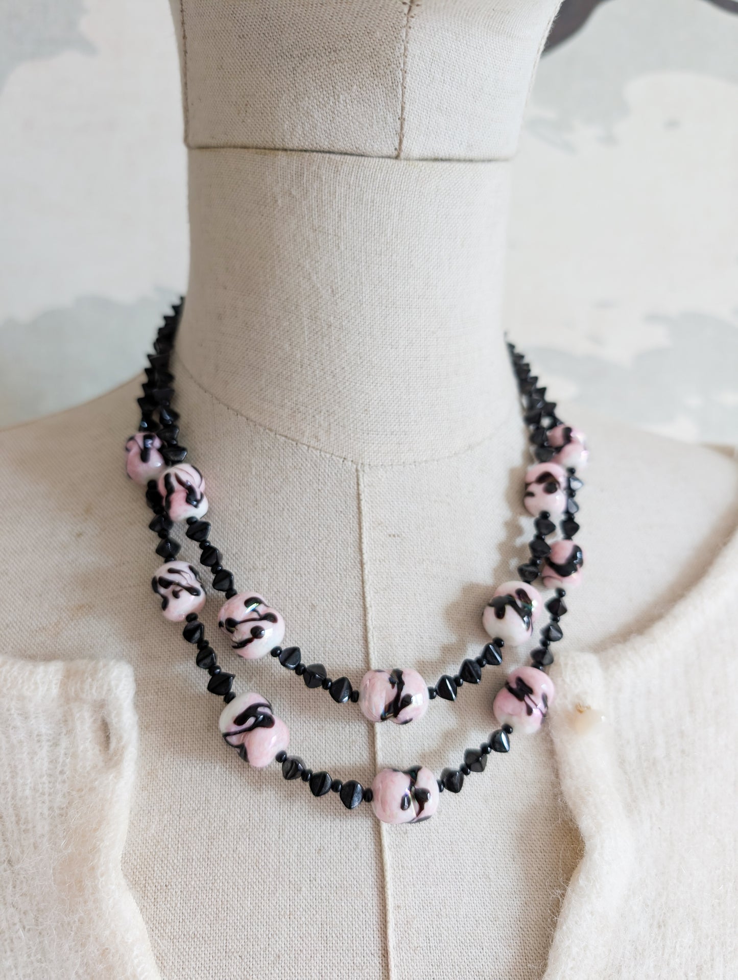 Collier perles Murano