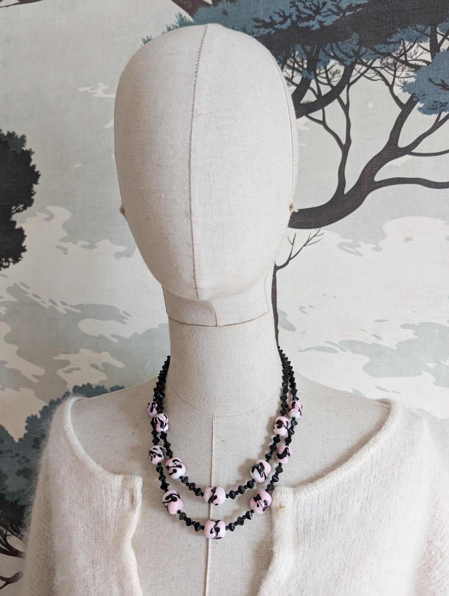 Collier perles Murano