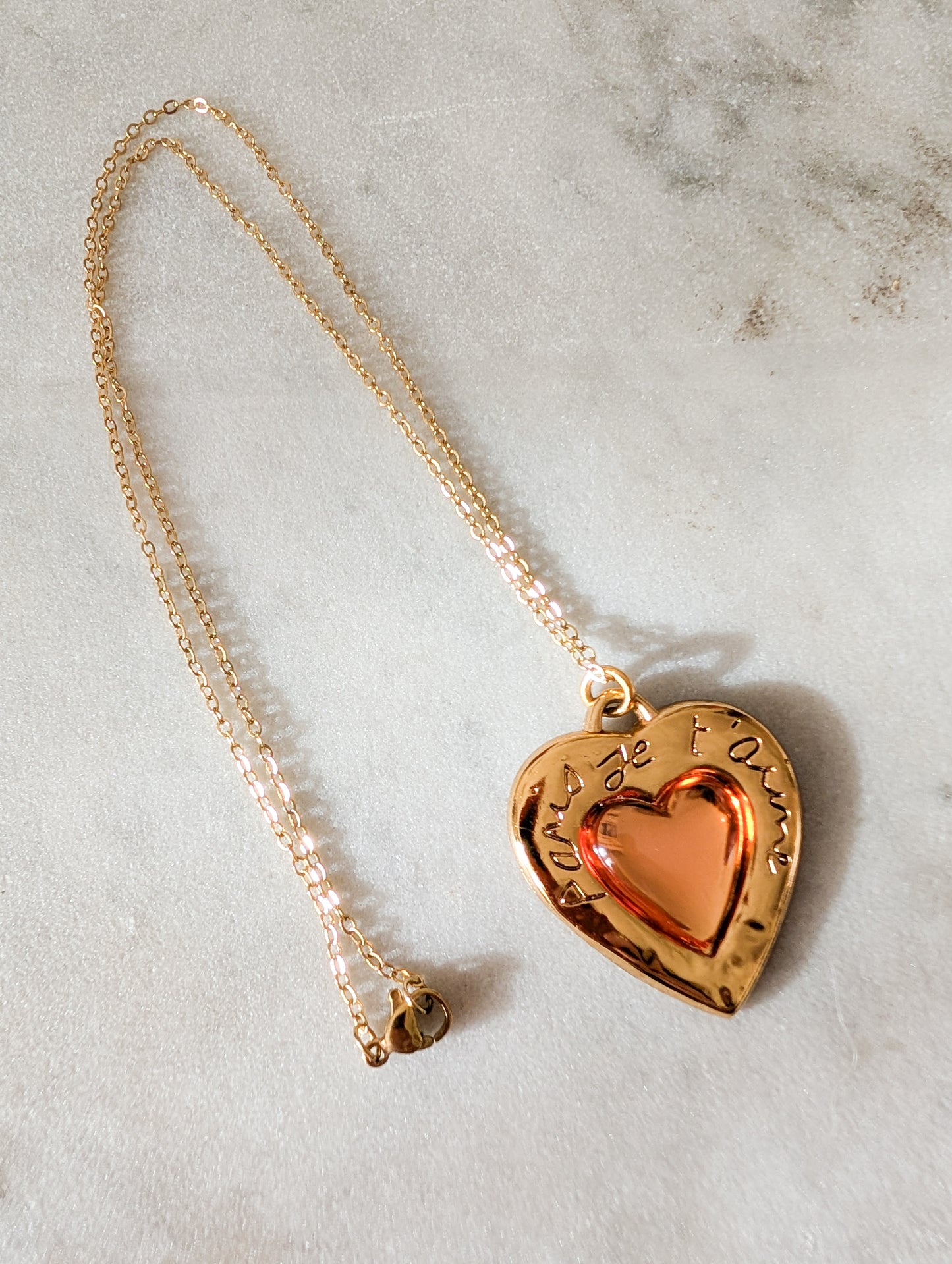 Collier coeur Yves Saint Laurent