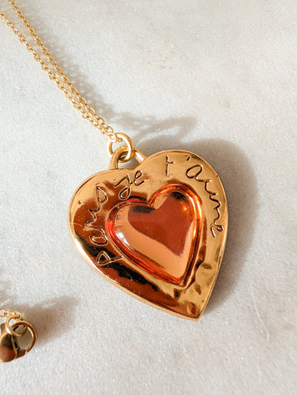 Collier coeur Yves Saint Laurent