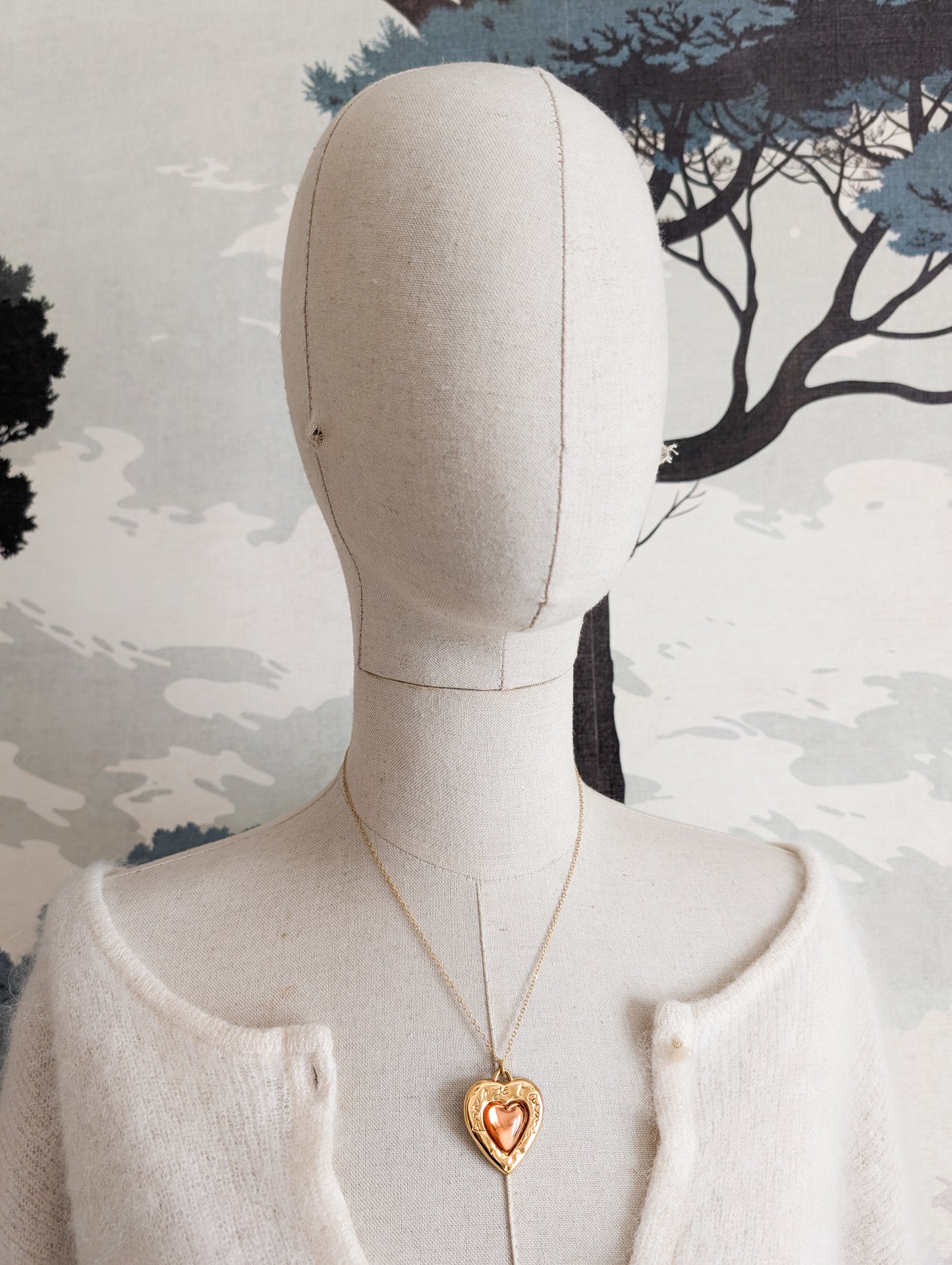 Collier coeur Yves Saint Laurent