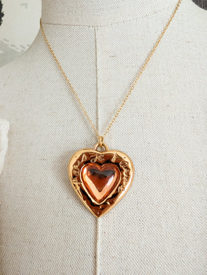 Collier coeur Yves Saint Laurent