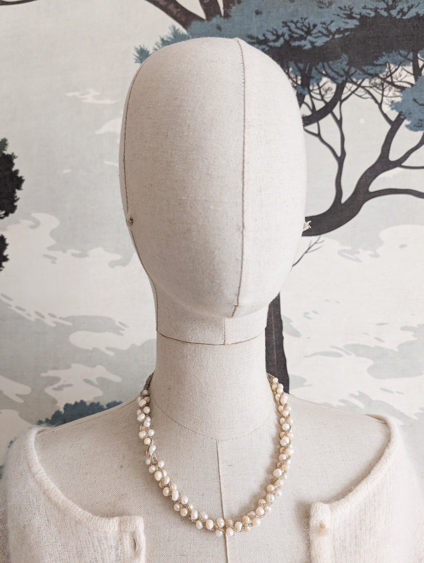 Collier de perles veritables