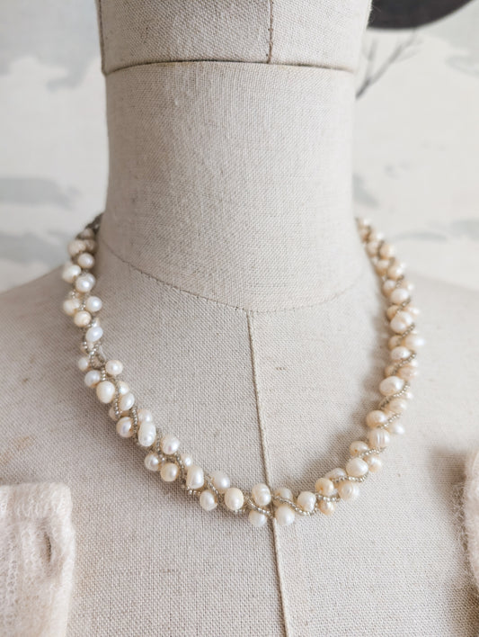 Collier de perles veritables