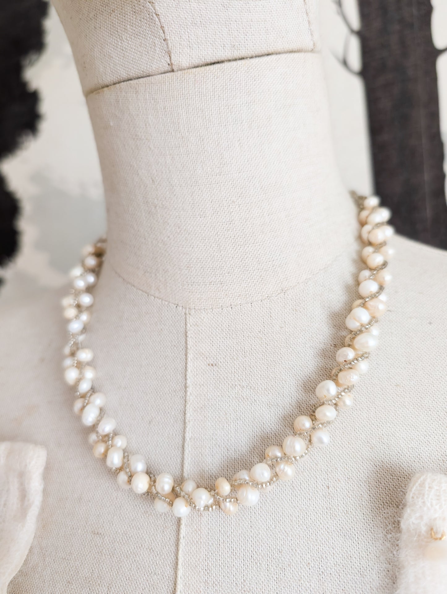 Collier de perles veritables