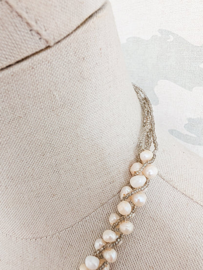 Collier de perles veritables