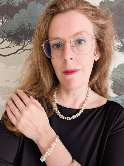 Collier de perles veritables