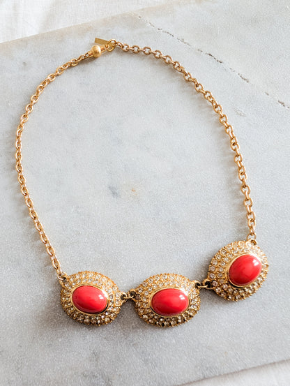 Collier cabochons Corocraft