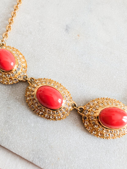 Collier cabochons Corocraft