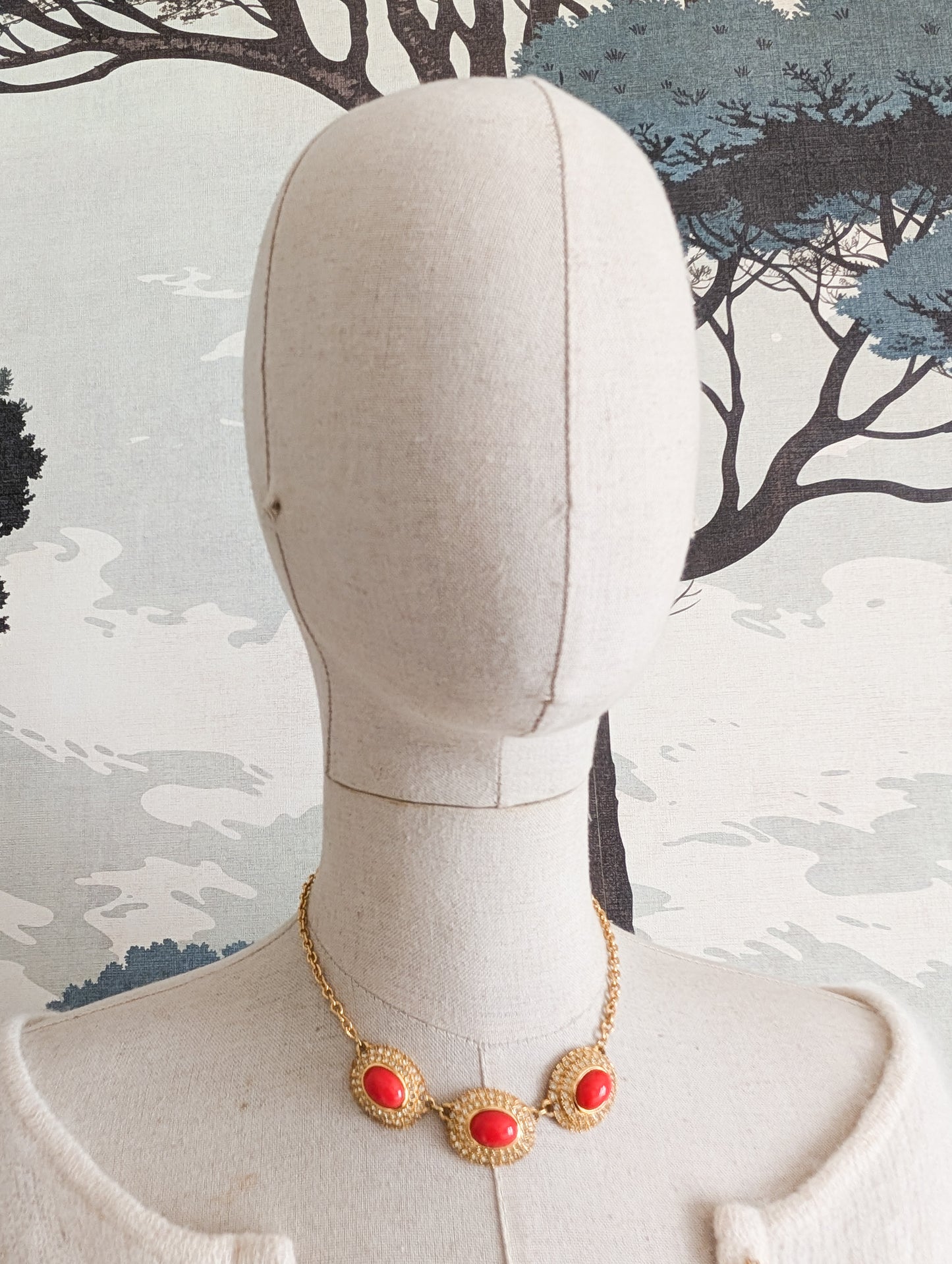 Collier cabochons Corocraft