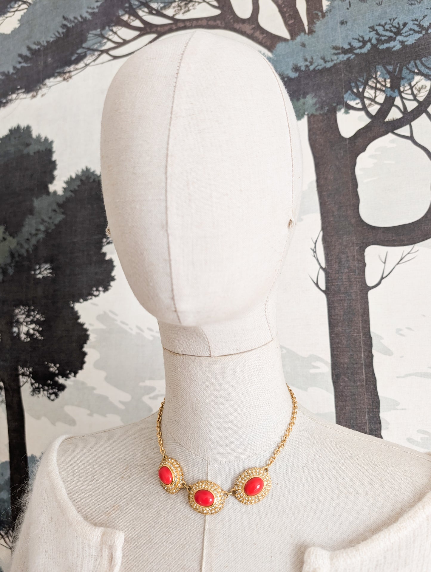 Collier cabochons Corocraft