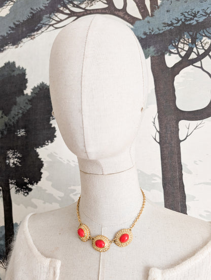 Collier cabochons Corocraft