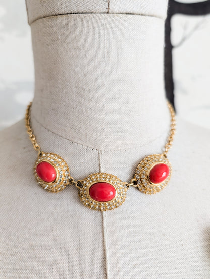 Collier cabochons Corocraft