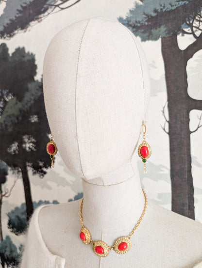 Collier cabochons Corocraft