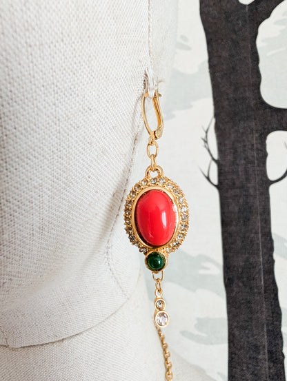 Boucles cabochons Corocraft