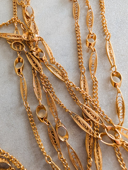 Sautoir fleur Corocraft