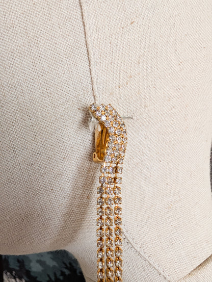 Boucles à strass