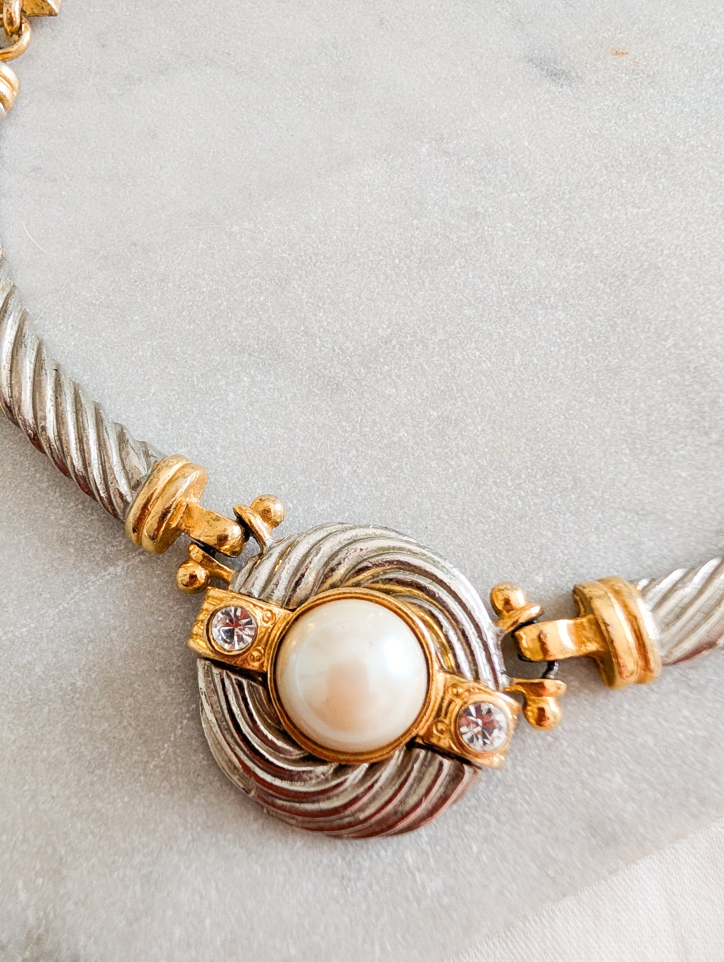 Collier or et argent