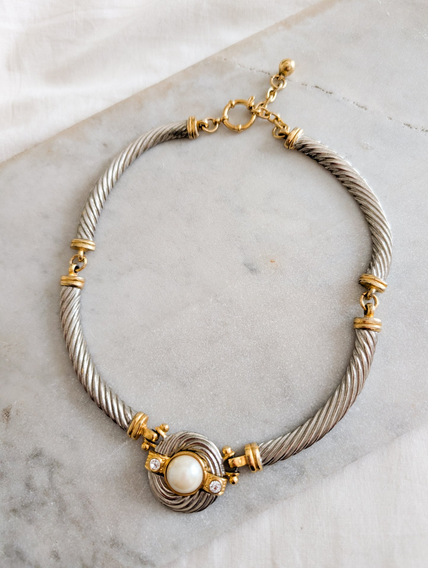 Collier or et argent