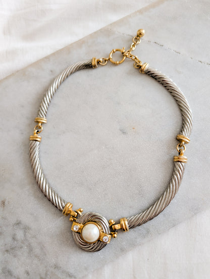 Collier or et argent