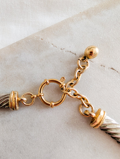 Collier or et argent