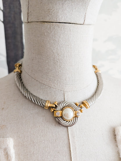 Collier or et argent