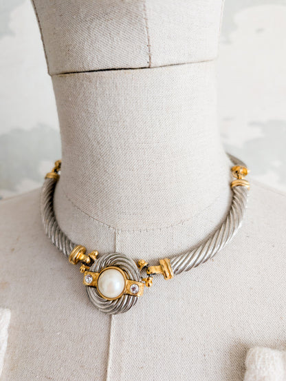 Collier or et argent