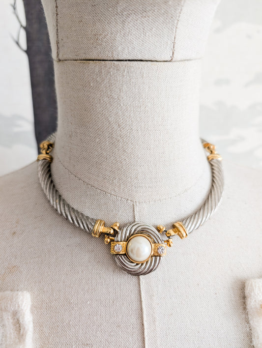 Collier or et argent