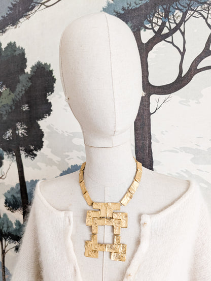 Collier plastron Dolce Vita