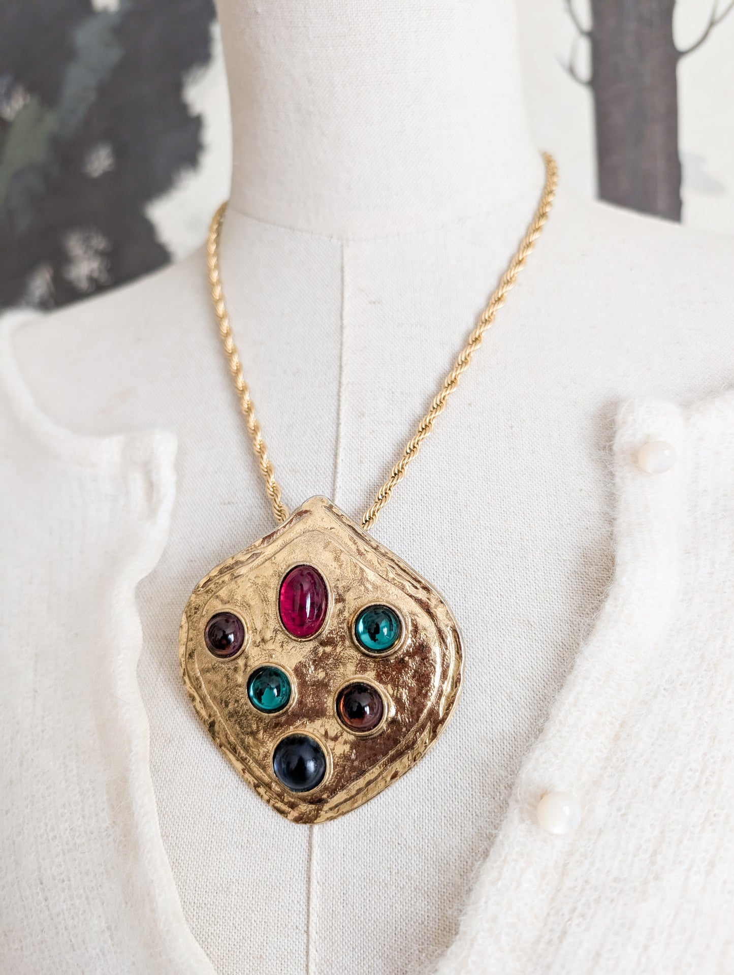 Immense pendentif 80's