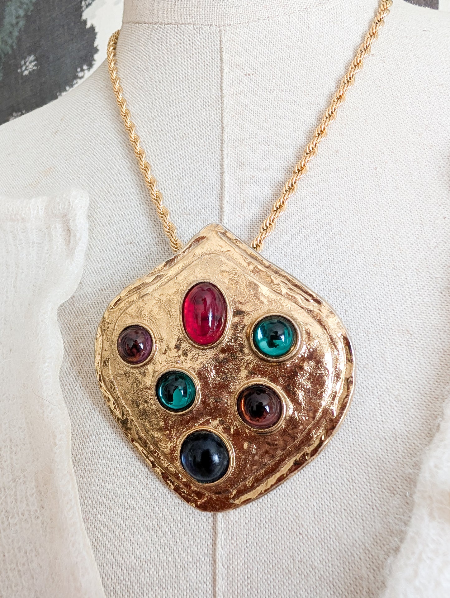 Immense pendentif 80's