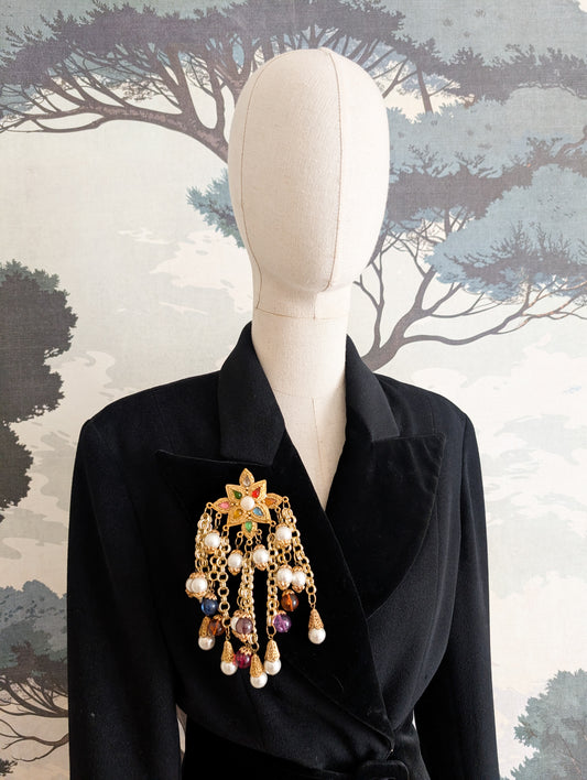 Immense broche baroque