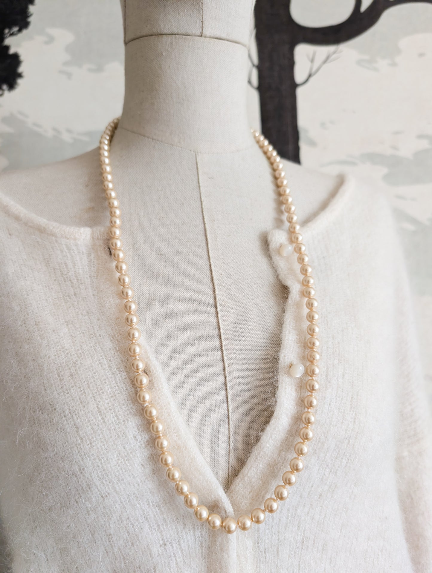 Sautoir de perles 60's