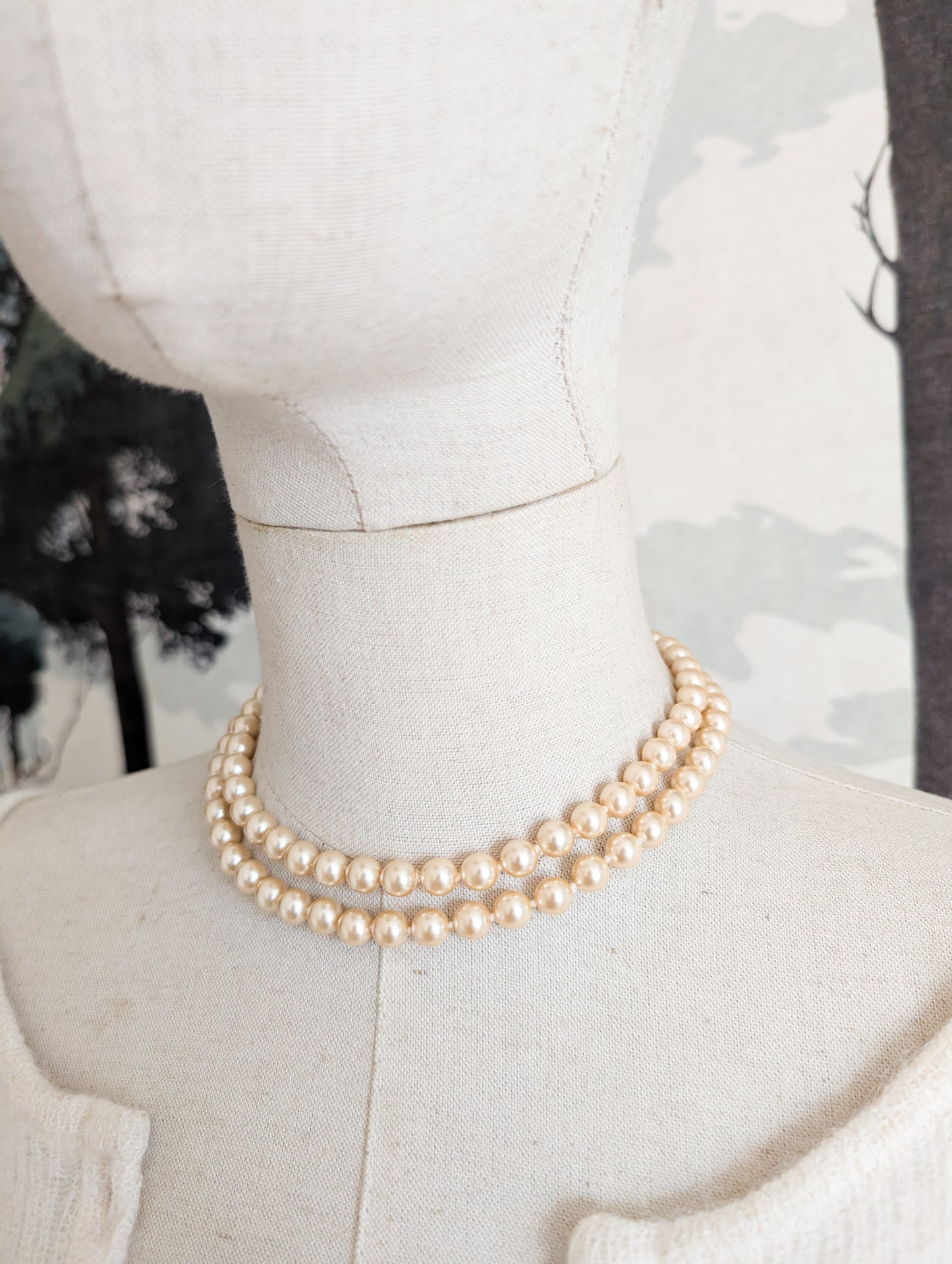 Sautoir de perles 60's