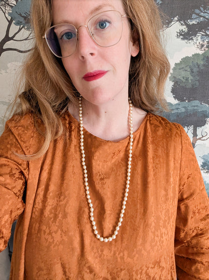 Sautoir de perles 60's