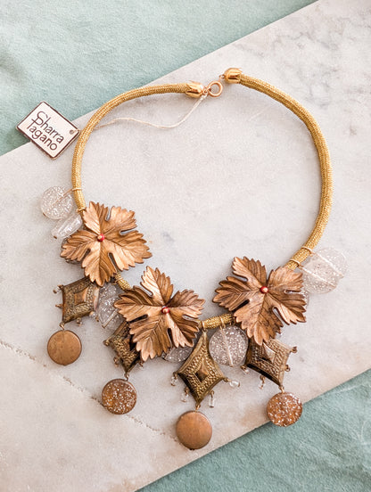 Collier feuilles Sharra Pagano