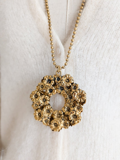 Sautoir grande fleur Sharra Pagano